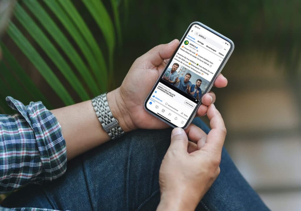 Eingeheizt – Social Media und Google Ads Kampagne für AGROLA Holz-Pelett-Aktion