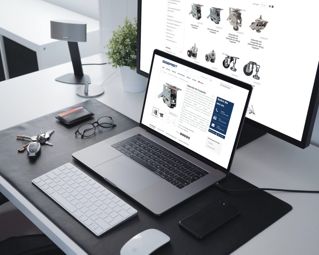 Ins Rollen gebracht – Onlinekatalog für technische Komponenten