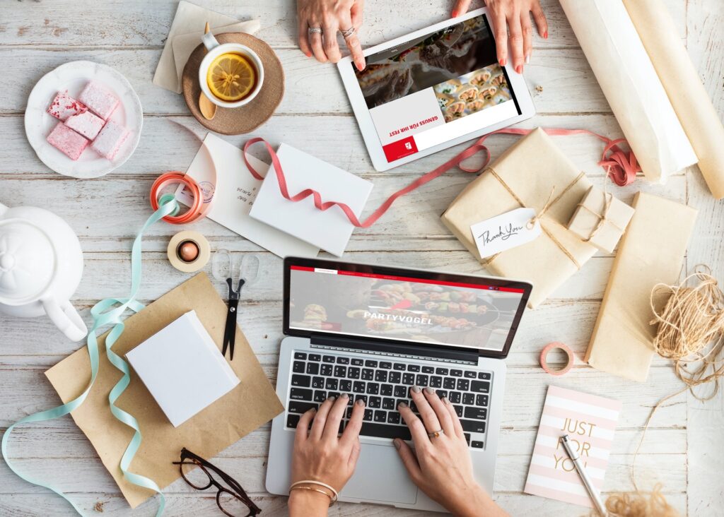 Schmackhaftes Webdesign für Cateringservice
