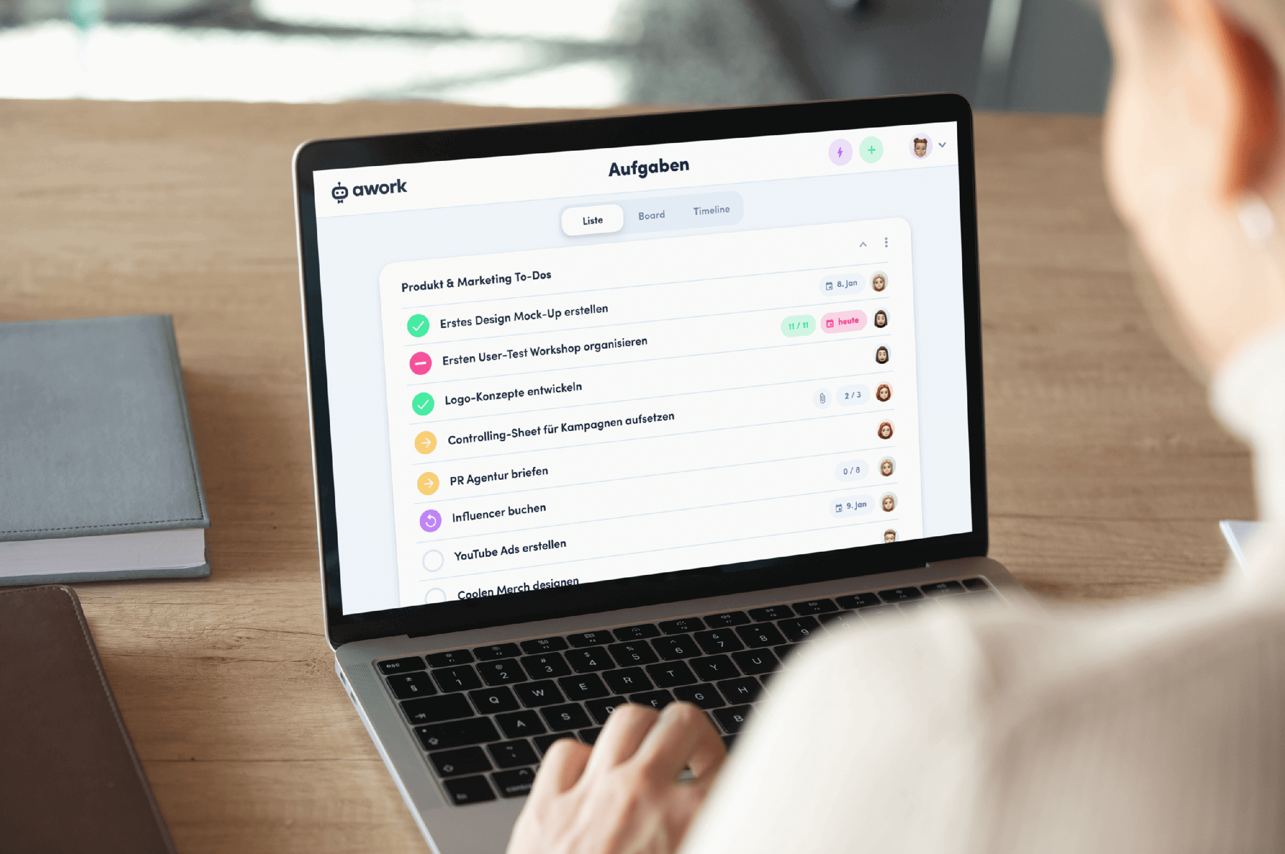 Projektmanagement mit awork – Werbeagentur Hingucker