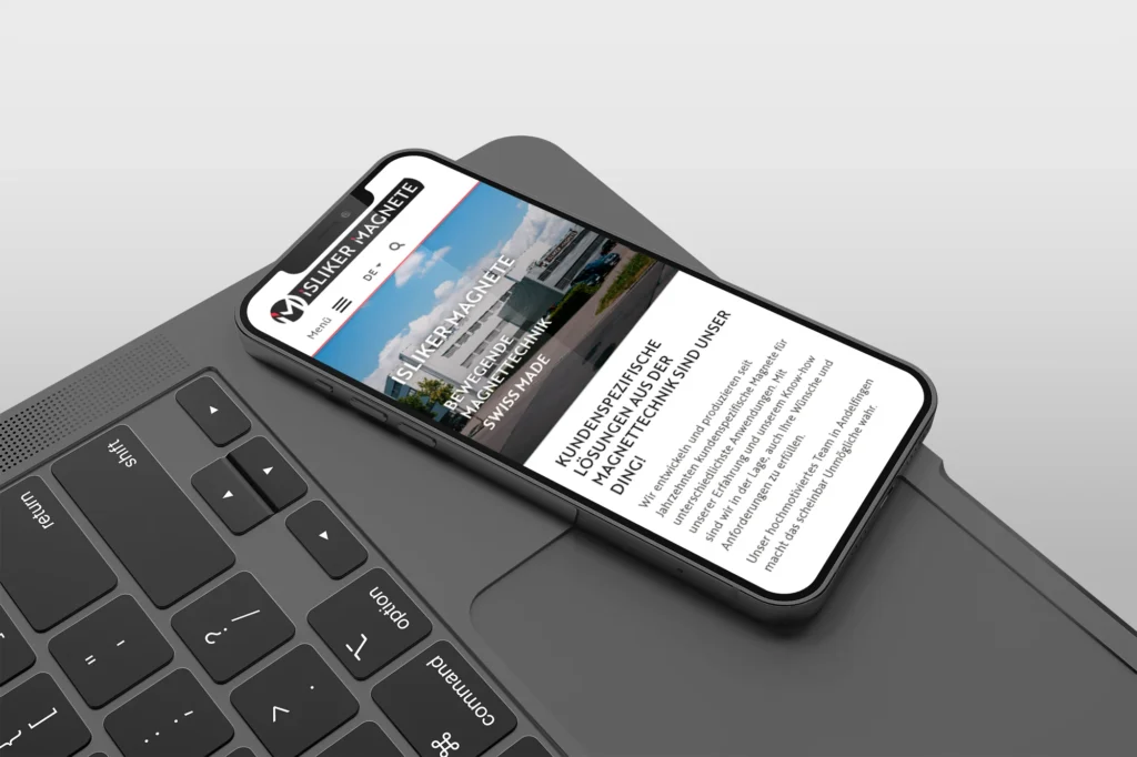 Anziehendes Redesign – Neues CI, CD und Website für Isliker Magnete in Andelfingen